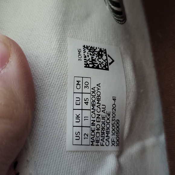 TOMS men's Carlo sneakers with leafy print-12 - Picture 7 of 8